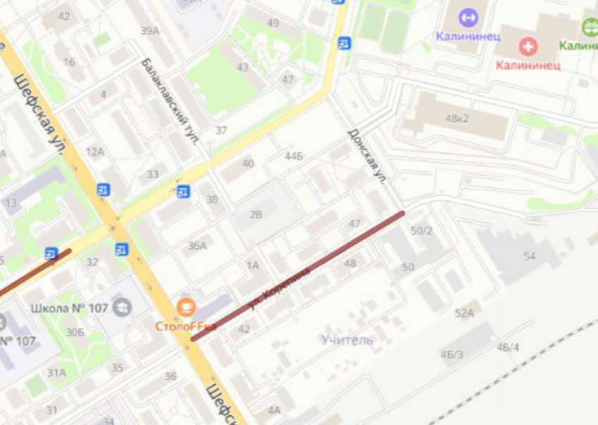 Улицу Корепина в Екатеринбурге закроют на два месяца