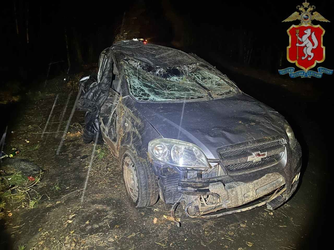 В Алапаевском районе пьяный водитель без прав разбил машину: погибла пассажирка