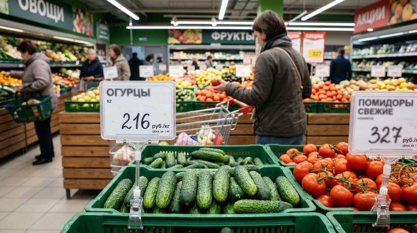 Огурцы в Свердловской области за неделю подешевели на 3,5%