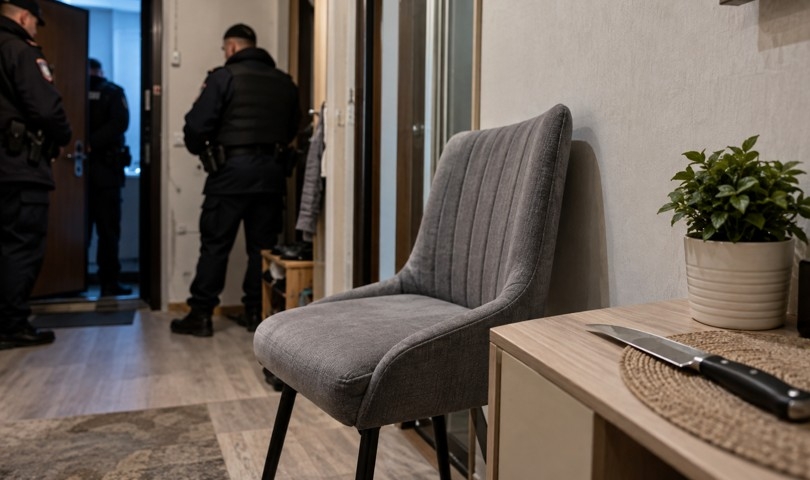 В Екатеринбурге мужчина украл стул и угрожал ножом жене и полицейскому