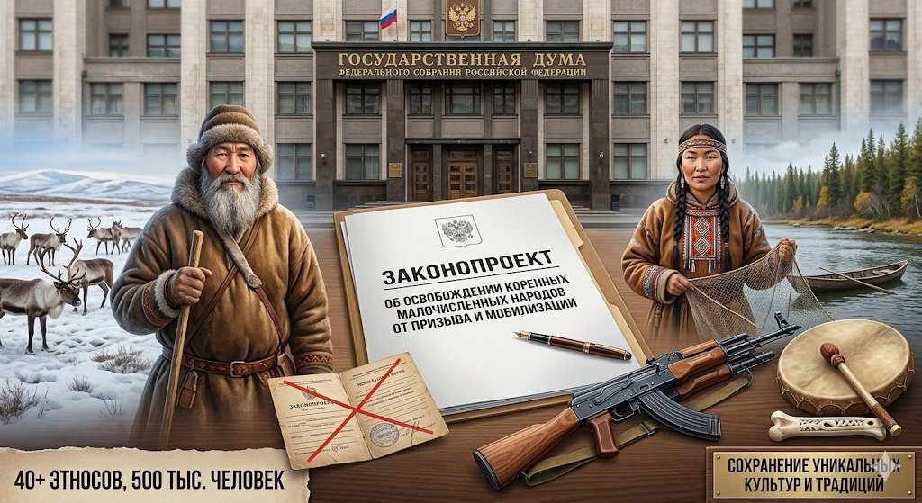 Коренным малочисленным народам могут дать право не служить в армии