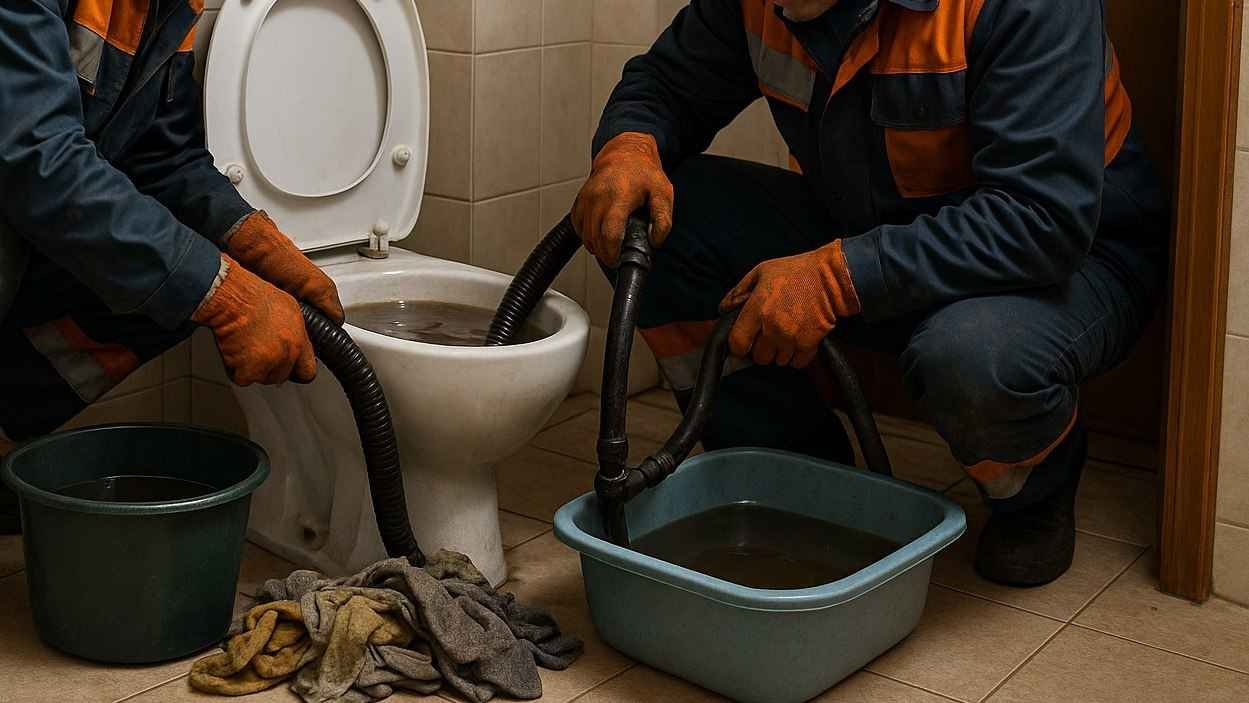 Тряпки в канализации Среднеуральска создают аварийные ситуации