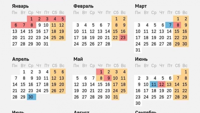 Короткая трудовая неделя ждет россиян  - ВЕДОМОСТИ Урал - Новости Екатеринбурга и Свердловской области сегодня
